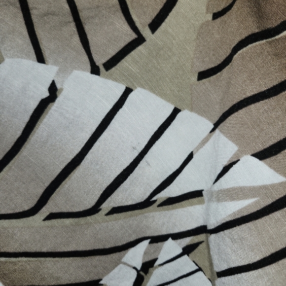 East 5th women's elastic waist skirt size 14 brown linen blend - Picture 3 of 5